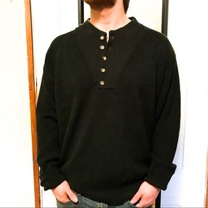 LL Bean Dark Green Sweater